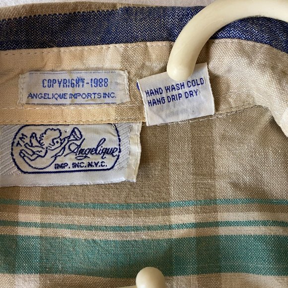 Vintage Angelique Imports 1988 Plaid - Picture 12 of 14